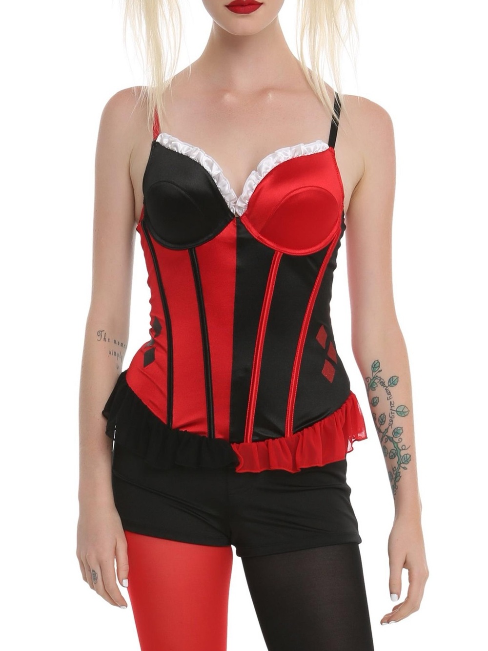 Hot Topic DC Comics Harley Quinn Bustier Medium